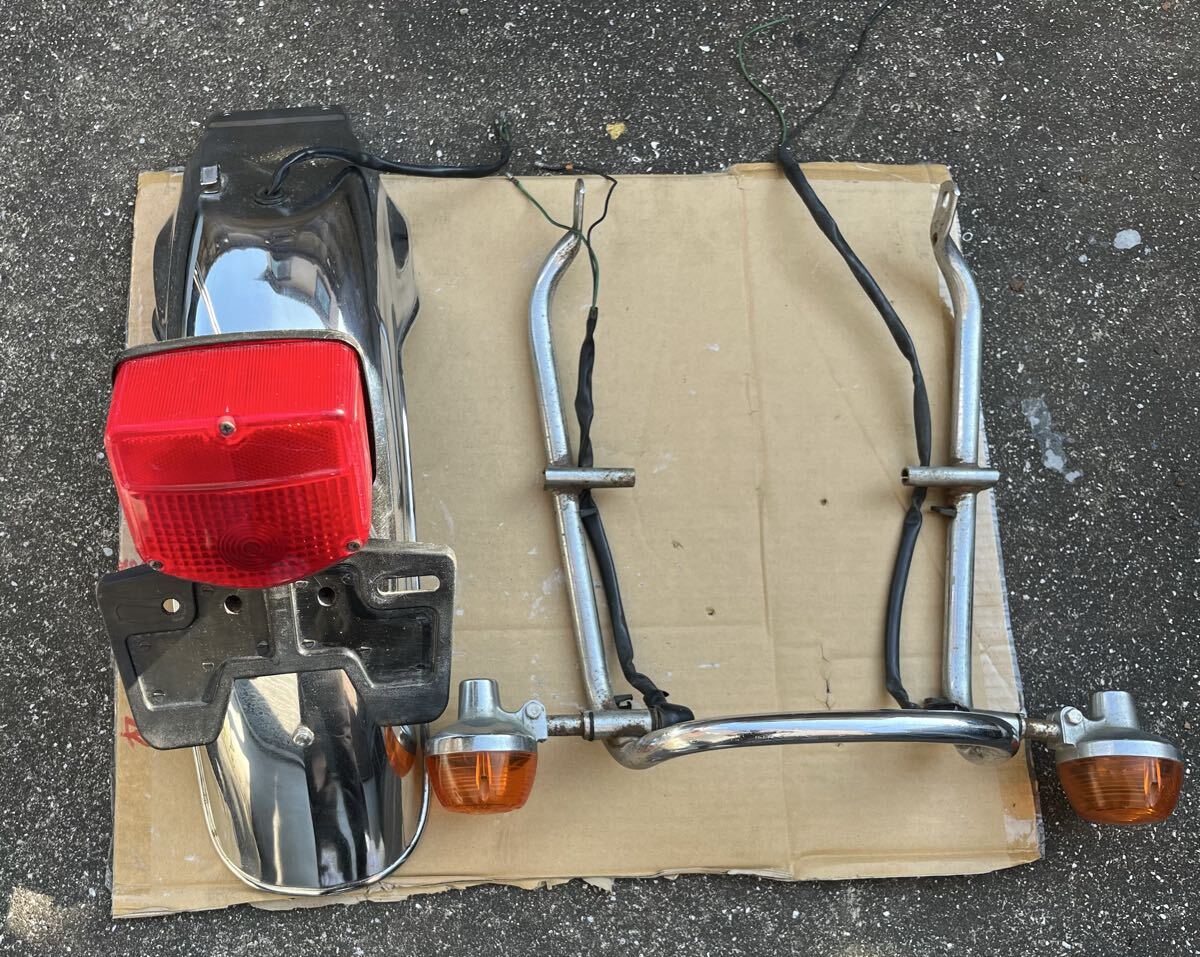 CB400FOUR NC36 純正 リアメッキフェンダー 美品 テールランプセット