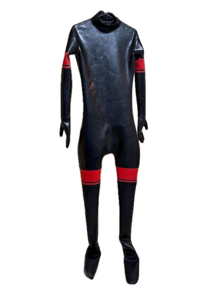 新品】ラテックス ラバー キャットスーツ latex6 B/T 男Lの落札情報