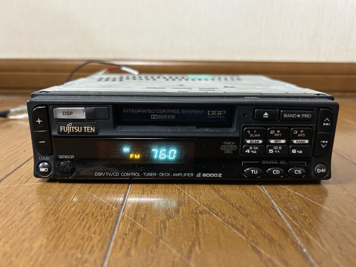 中古】当時物 FUJITSU TEN 富士通テン カセットデッキ α6700Z DSP
