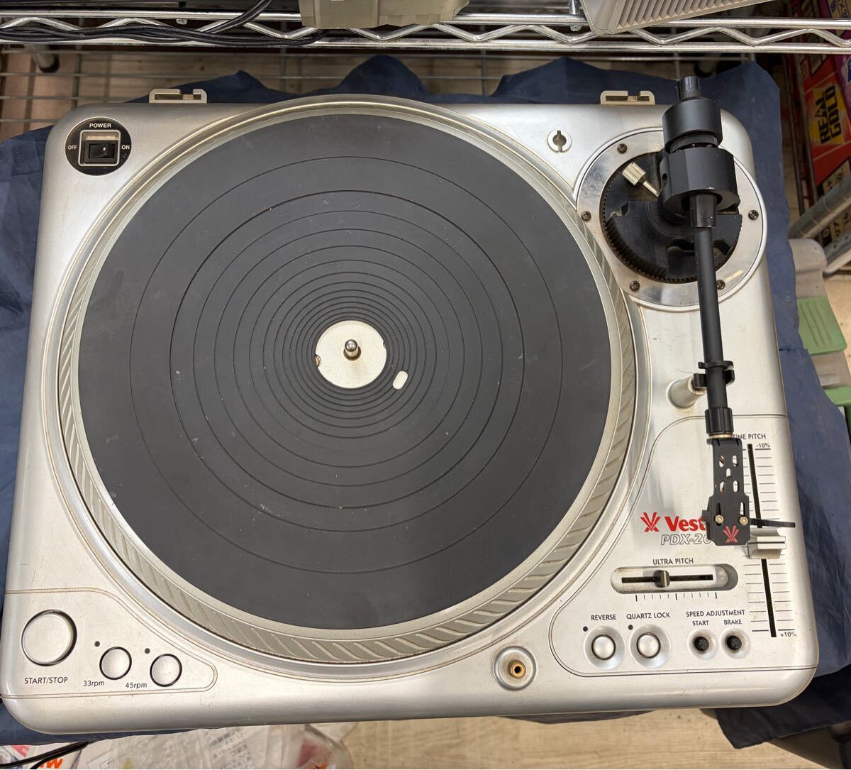 Vestax 12インチ レコードケース 黒☆DJミキサー ターンテーブルで有名