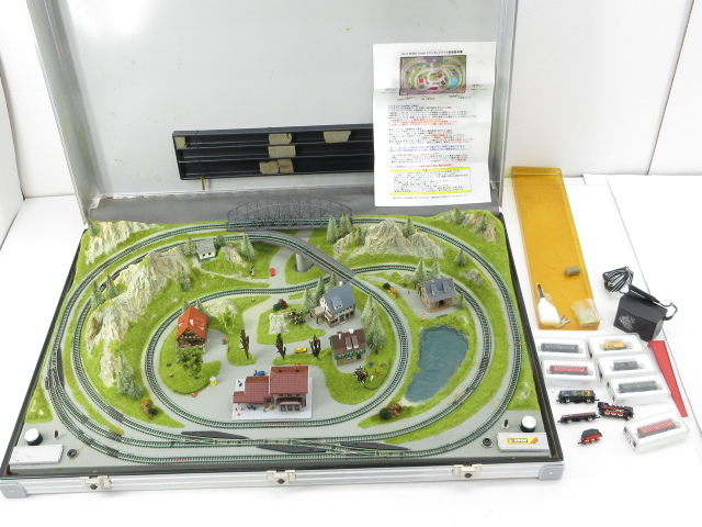 レストア用・ジャンク品】!□NOCH Railbag Zゲージ トランクレイアウト