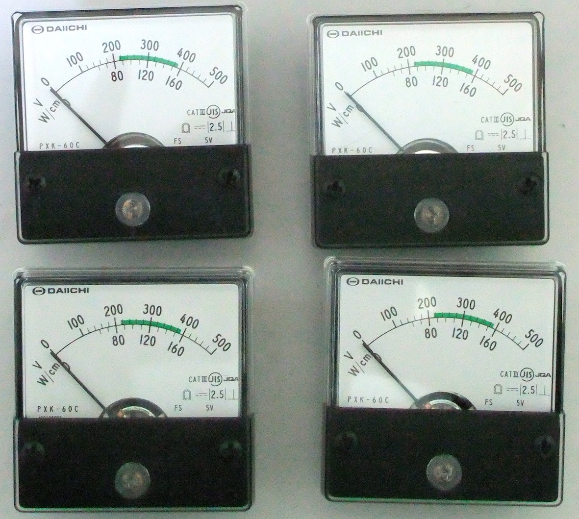 中古】広角度計器 広角度メーター 電流計 第一エレクトロニクス SL