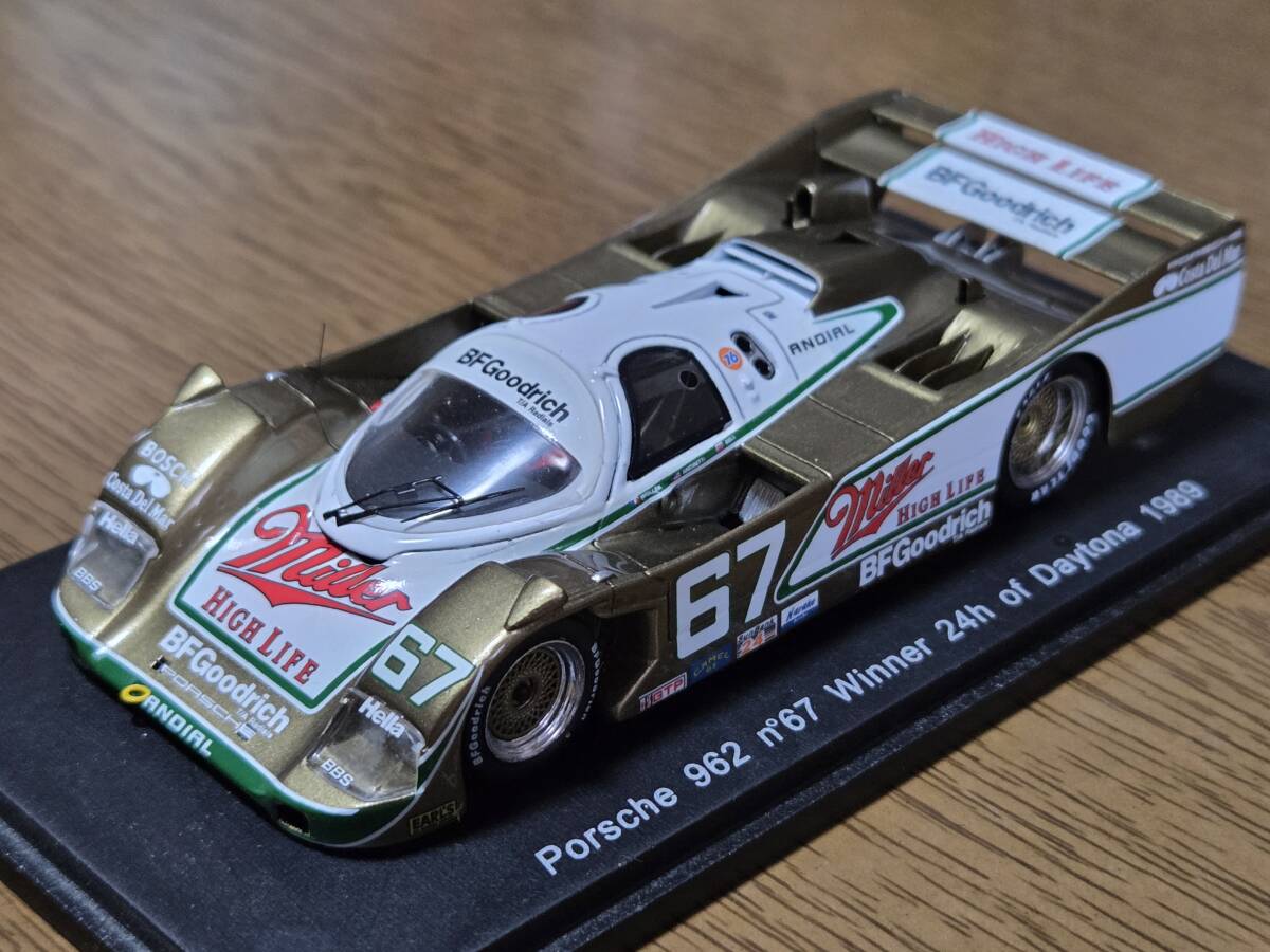 新品】限定500台 スパーク 1/43 Porsche 962 C #1 winner 500kms of