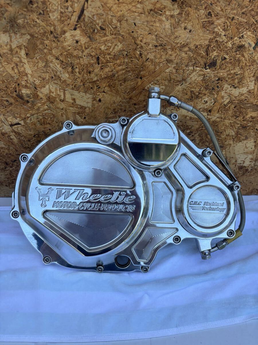 中古】ゼファー1100[40社外wheelieクラッチカバー ウィリー]検ZEPHYR