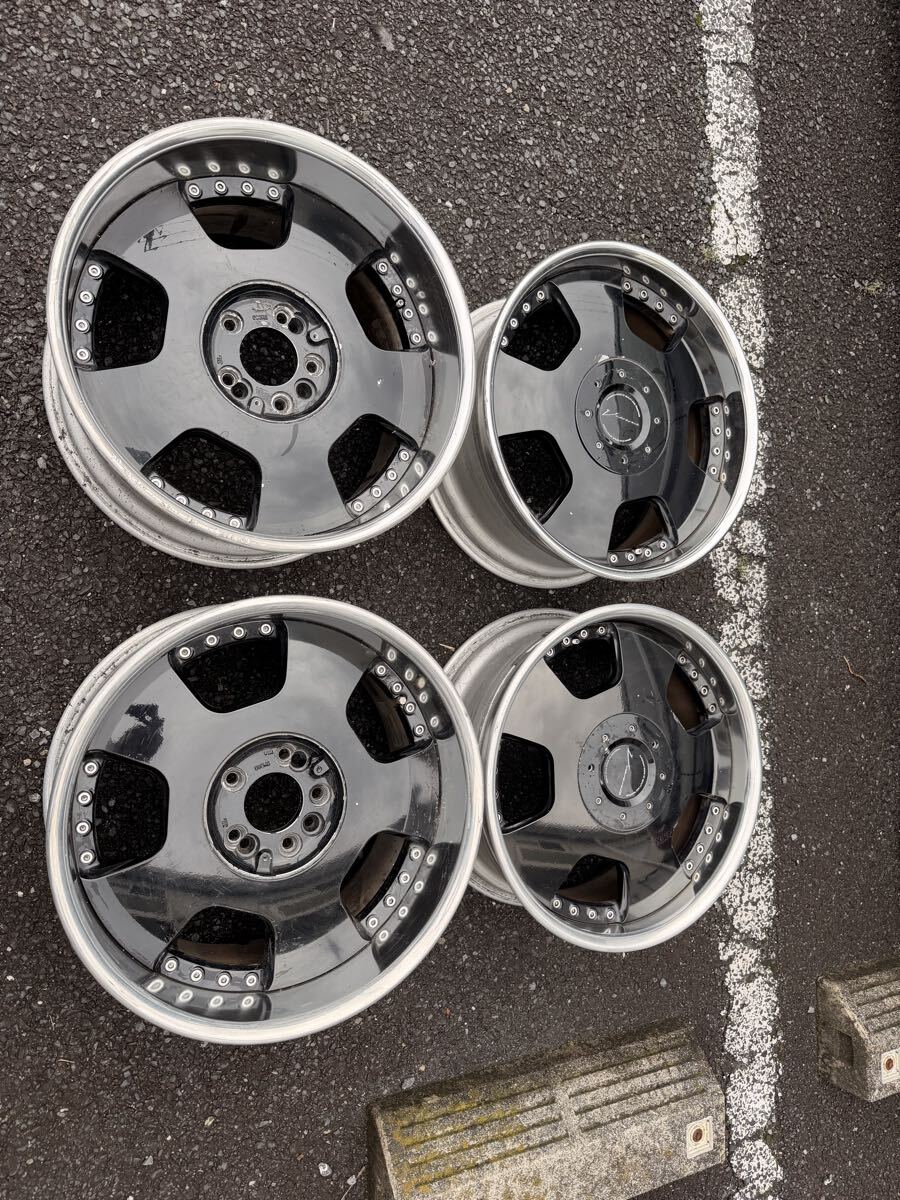 中古】ジャンク品 リム深 SSR ヴィエナディッシュ 6.5J-15 +38 4H-100