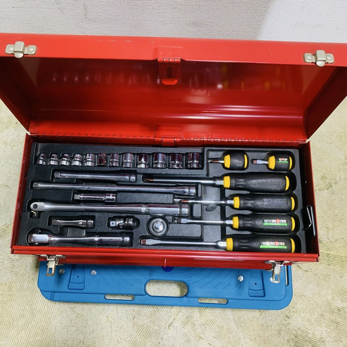 Snap-on スナップオン 復刻工具箱 小型上下セット K60ANVトップ 