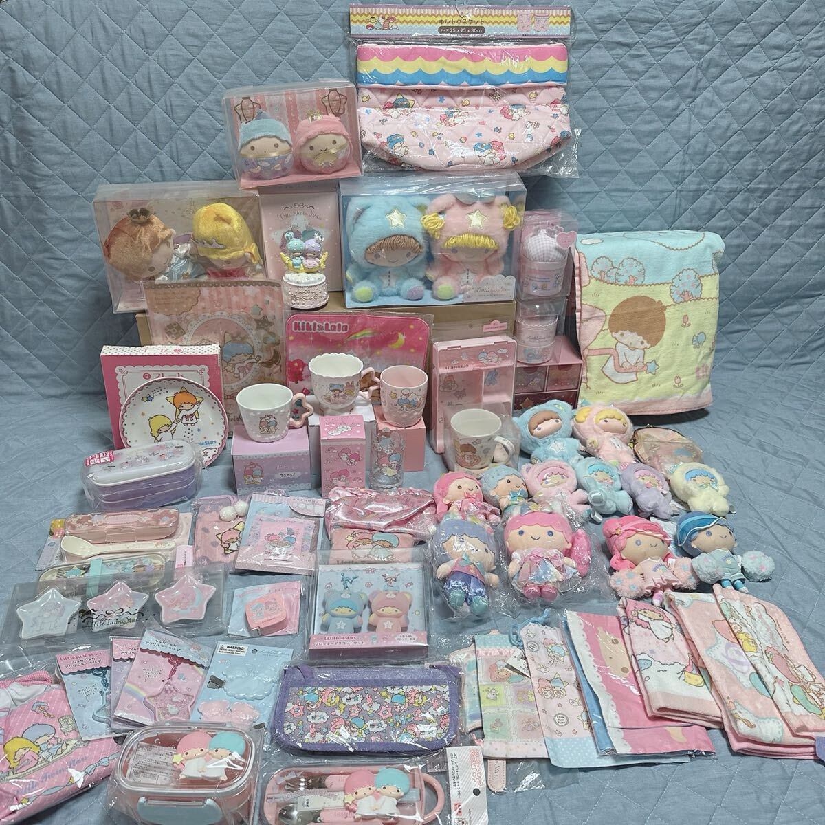 新品】キキララ リトルツインスターズ ハンカチ 2枚セット セット