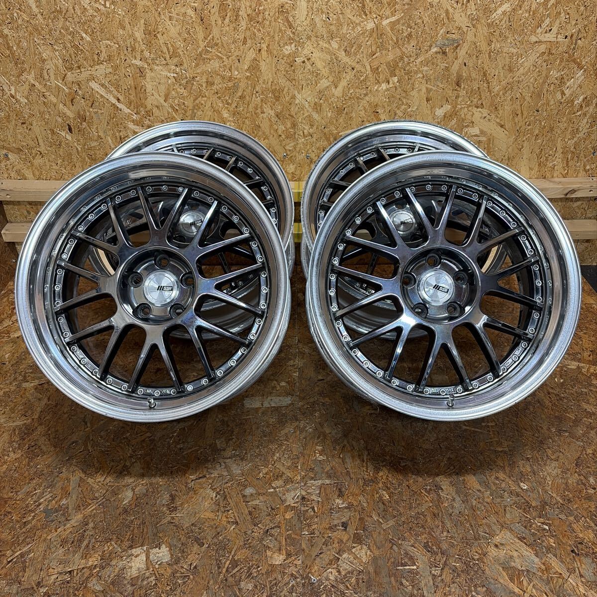 SSR プロフェッサー SP1 18インチ 9j +54 10j +49 ゴールド S2000の