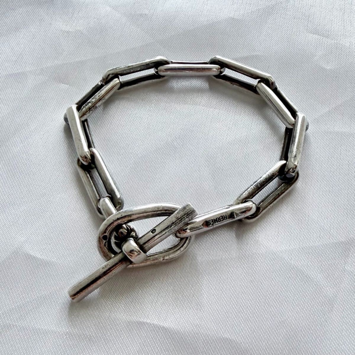 中古】オールド エルメス シェーヌダンクル キーリング カラビナ キー
