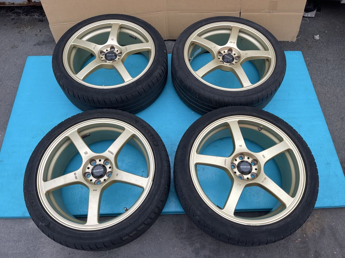 美品！ガリ傷ナシ！プロドライブProdrive GC-06H 17inch 8.5J+32 BB