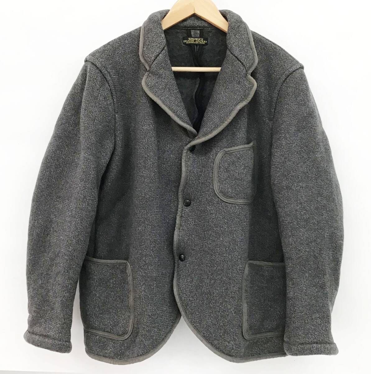 即完売！定価￥49,500 極美品 ブラウンズビーチジャケット BROWN'S