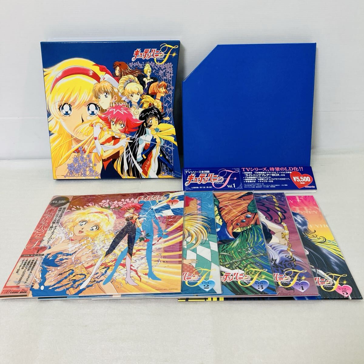新品】未開封LD キューティーハニーF(フラッシュ) vol.1 BOX付の落札