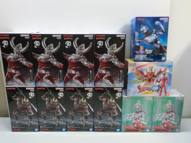 中古】ウルトラの父＆ウルトラの母 ミニフィギュア 骨バージョン 2体