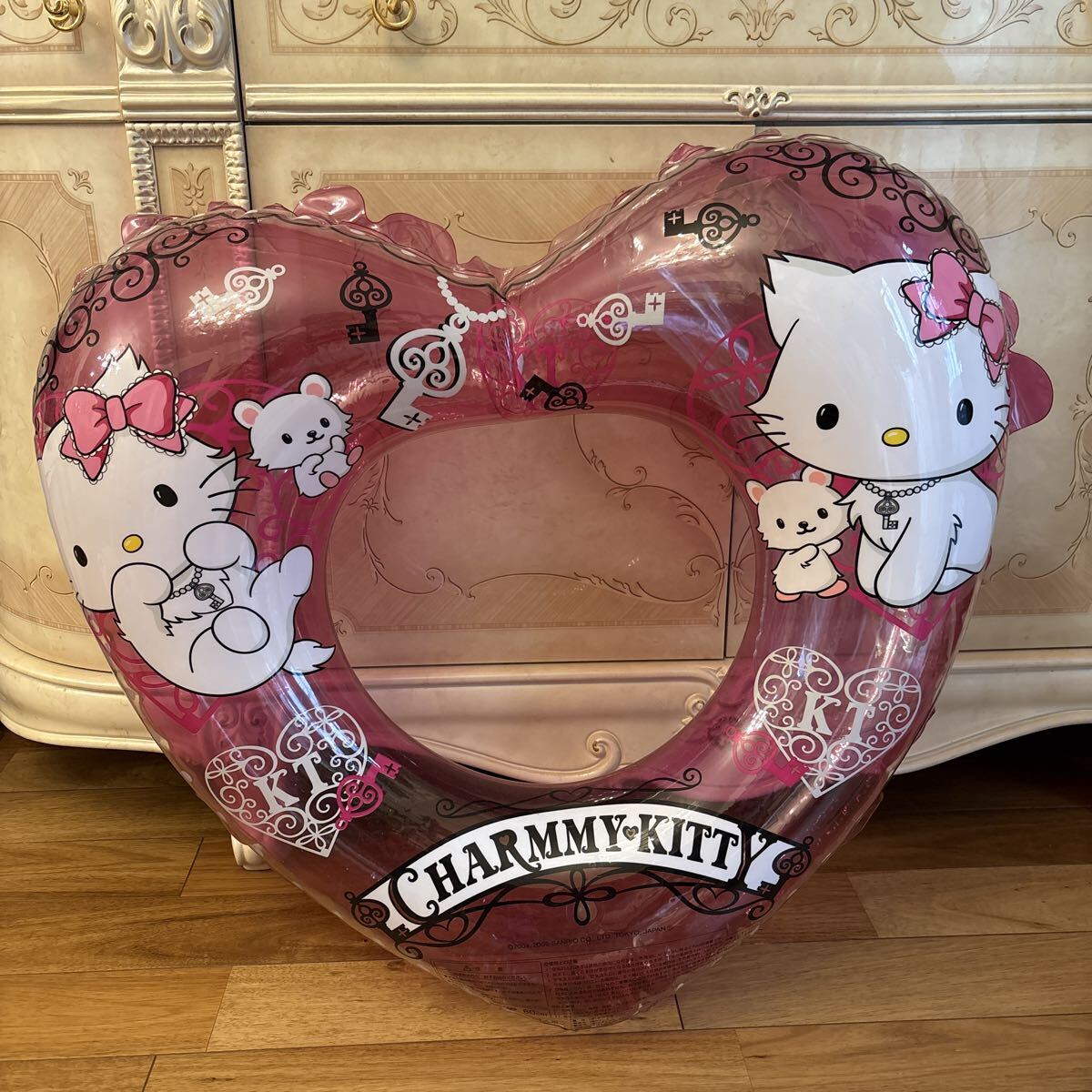 希少レア　チャーミーキティ　ペン　ハート　カメオ　2005年製 2006年製 中古】◇中古品◇JANOME Charmmy Kitty チャーミーキティ コンパクト