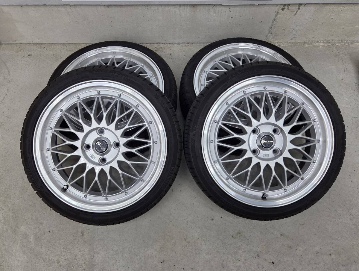 中古】 STEALTH RACING ステルスレーシング K35 16インチ 7J+25 4本