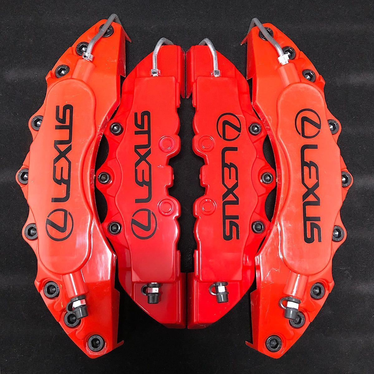 新品】【稀少】LEXUS キャリパーカバー レクサス 赤 レッド×ブラック