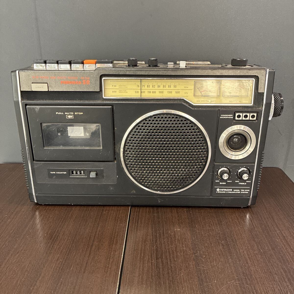HITACHI 日立 PERDISCO SR TRK-5140 ラジカセ ラジオ カセットテープ