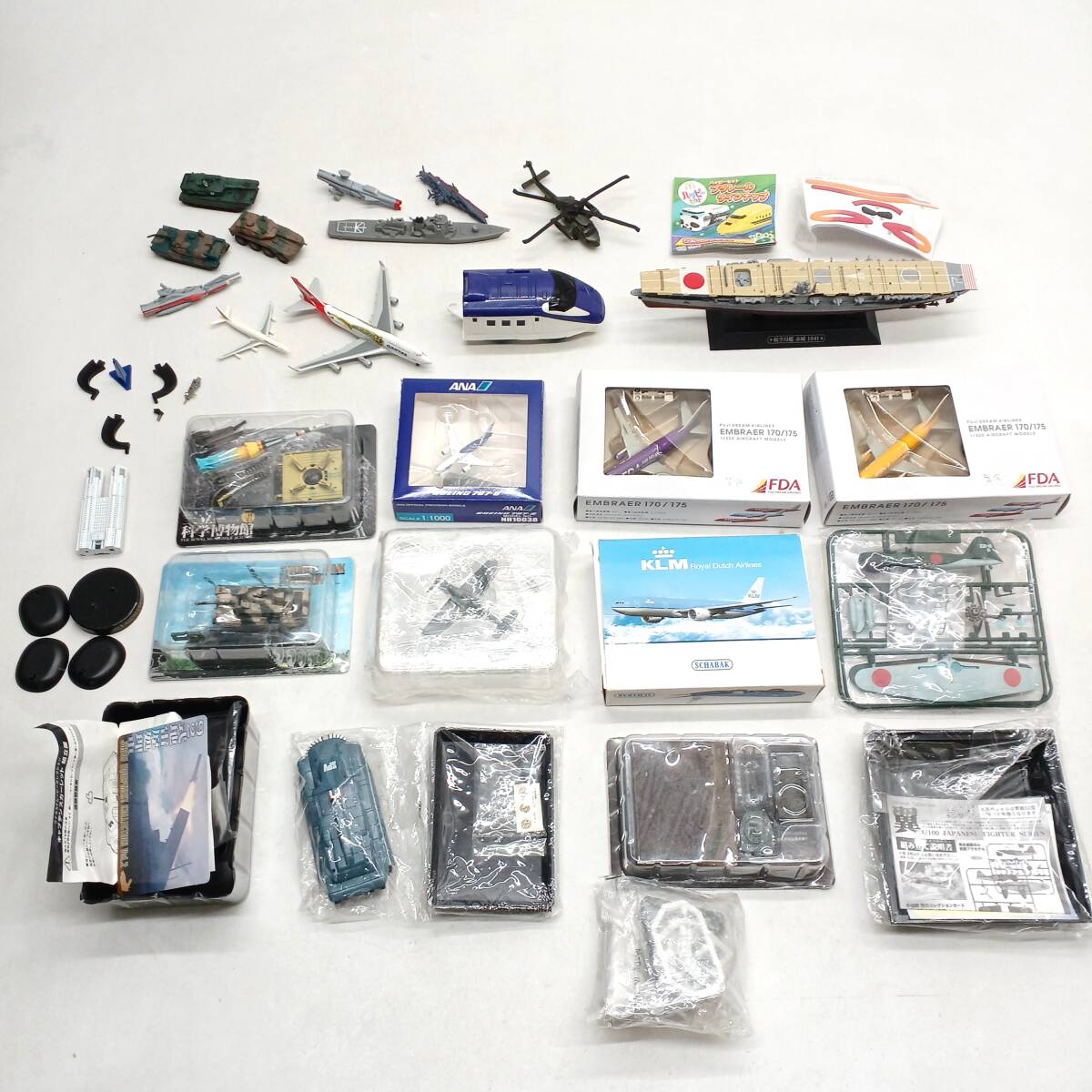 全日空（ANA） 日本航空（JAL） 飛行機のミニチュア模型 機内配布