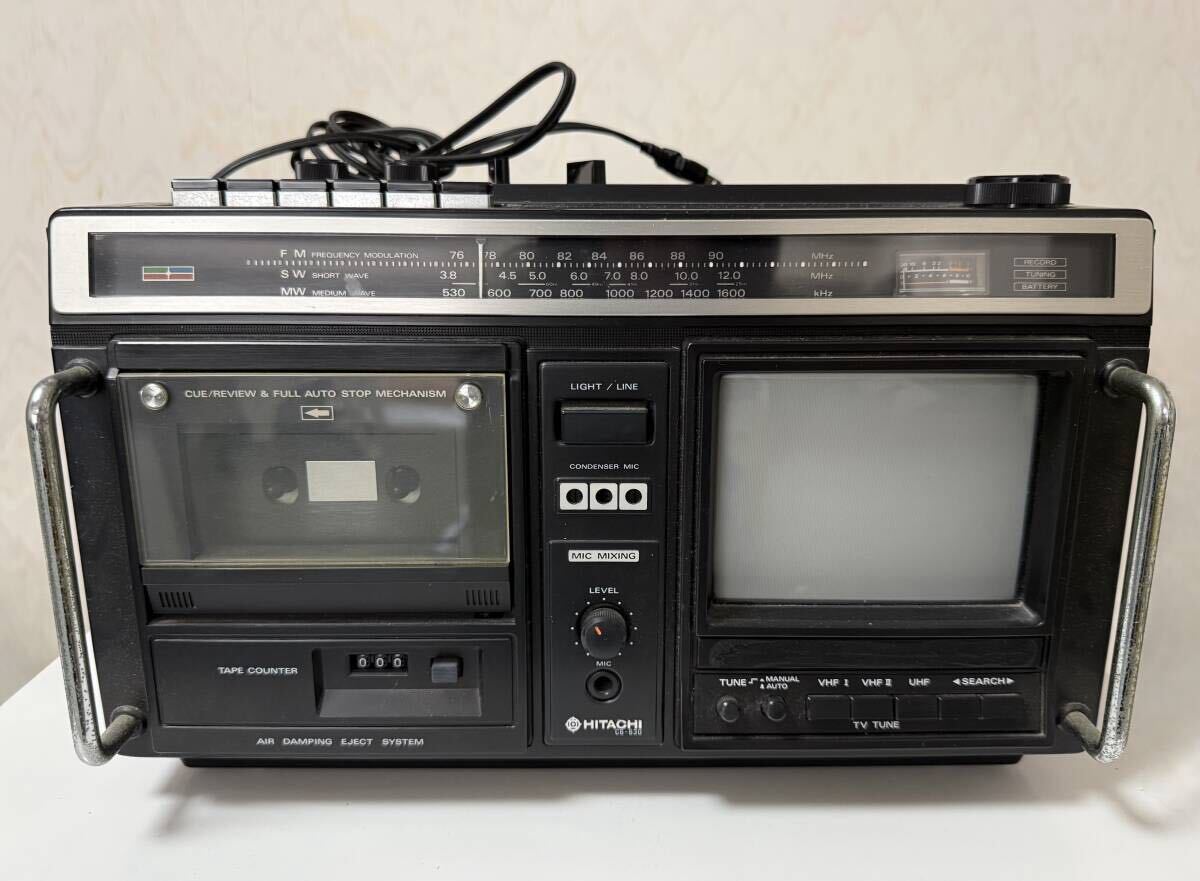 10-216 日立キドカラー/C10-118 昭和 レトロ テレビ HITACHI カラー