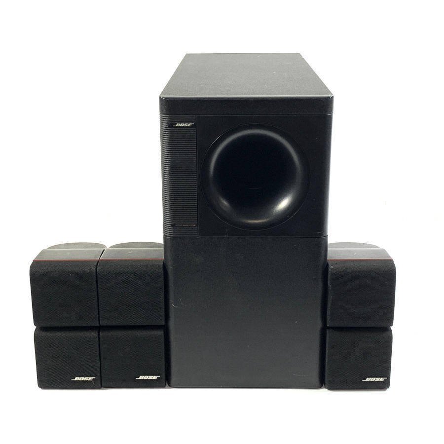 BOSE POWERED ACOUSTIMASS 9 SPEAKER SYSTEM & LIFESTYLE MODEL 5