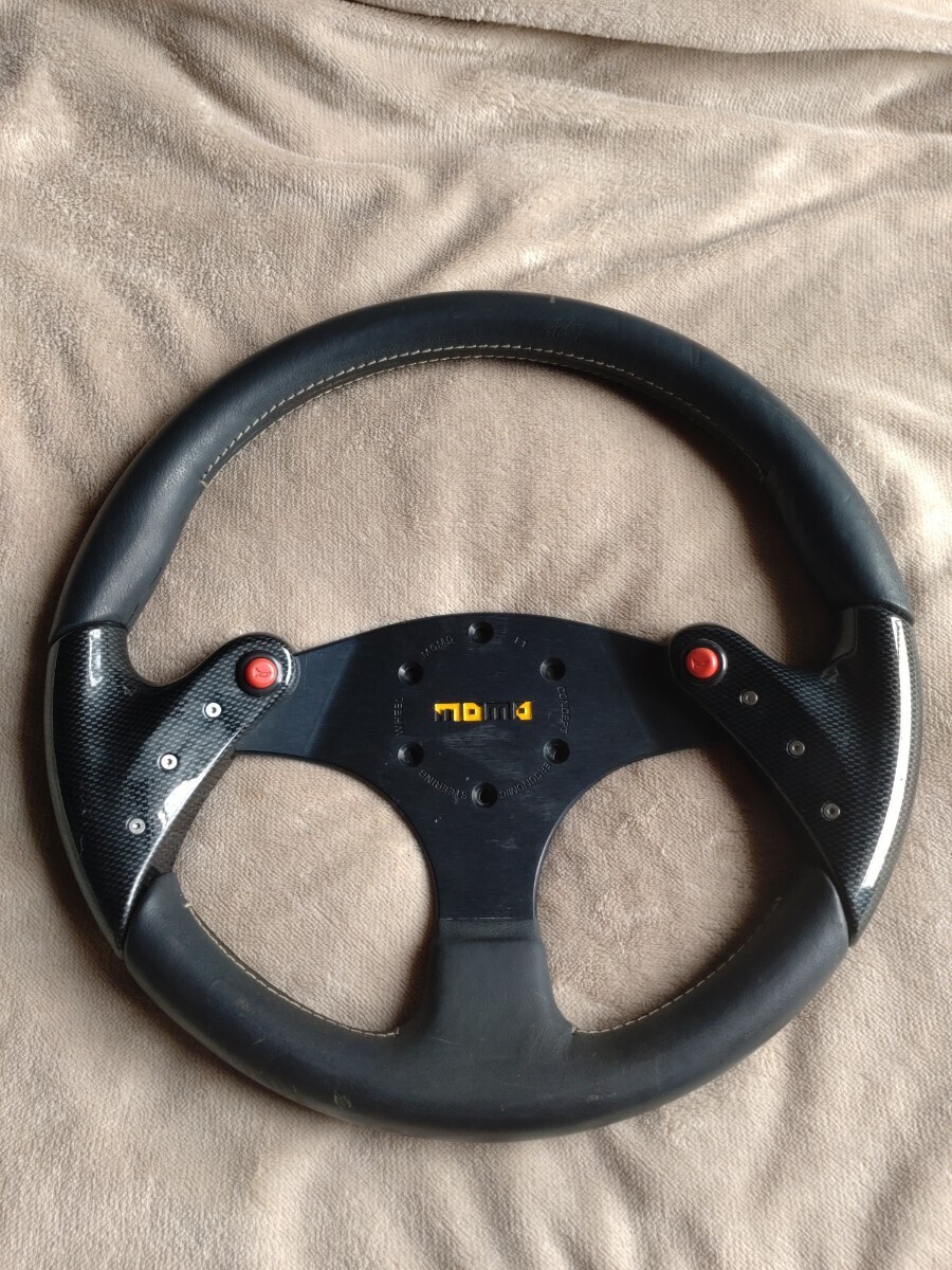 ボルクレーシング C1 カーボン製ステアリング 　当時物 中古】☆超希少☆RAYS VOLK C1 ボルク ステアリング カーボン 売切りの