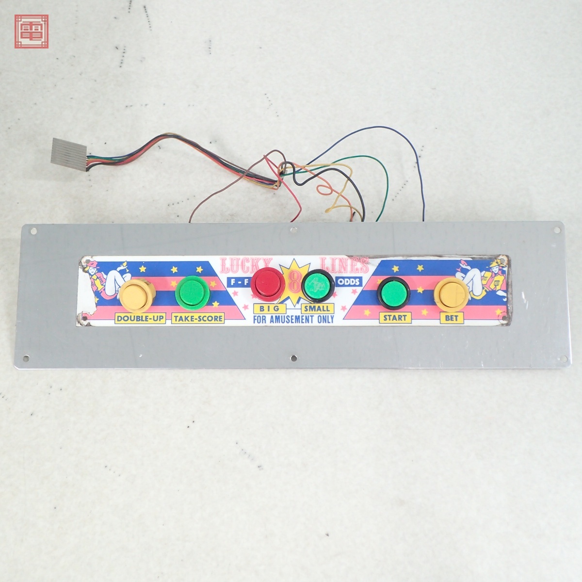 中古】111430□テーブルゲーム機 昭和レトロ New Lucky 8 Lines W-4