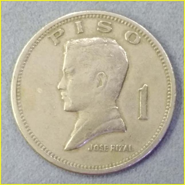 フィリピン 1ペソ 硬貨/1972年】 ホセ・リサール/旧硬貨/コイン/古銭の
