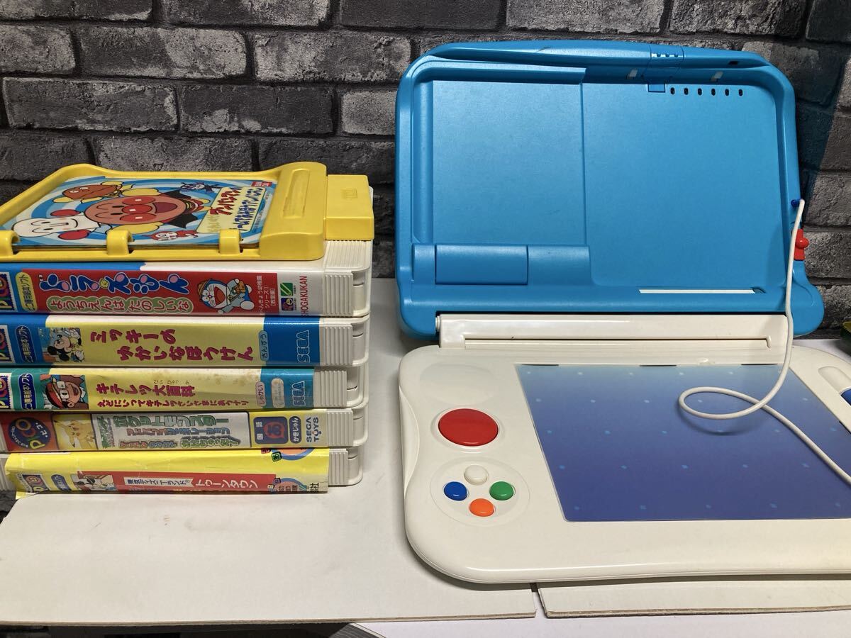 動作確認済 SEGA/セガ キッズコンピュータPICO 本体&ソフト10本セット