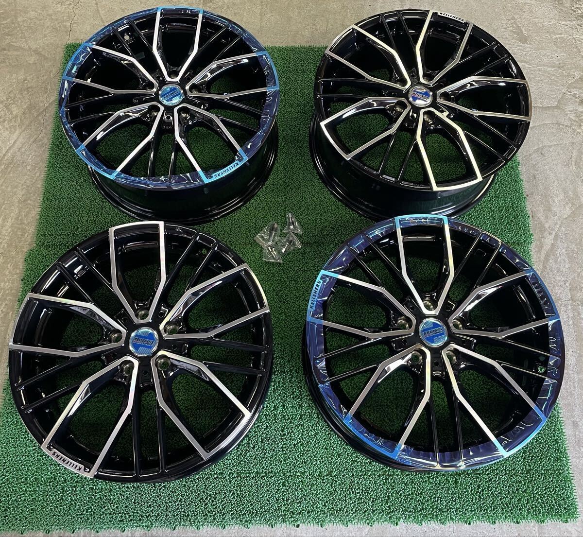 ケレナーズスポーツJrジュニア17インチアルミホイールのみ17x8j+34 5H