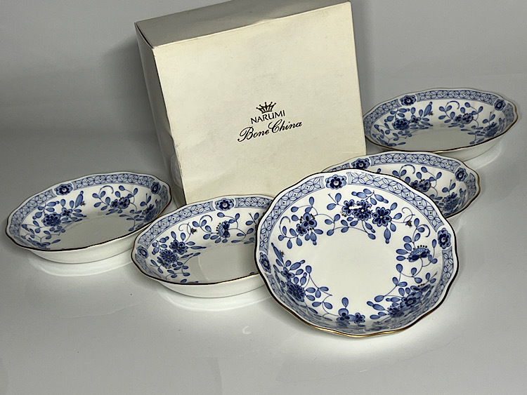 新品】□NARUMI ナルミ□里花暦 5柄入り ボールセット 5個入 ミニ丼