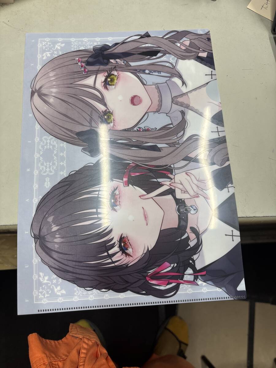 新品】ふたりべや 雪子 描き下ろし 複製サイン入り ミニ色紙