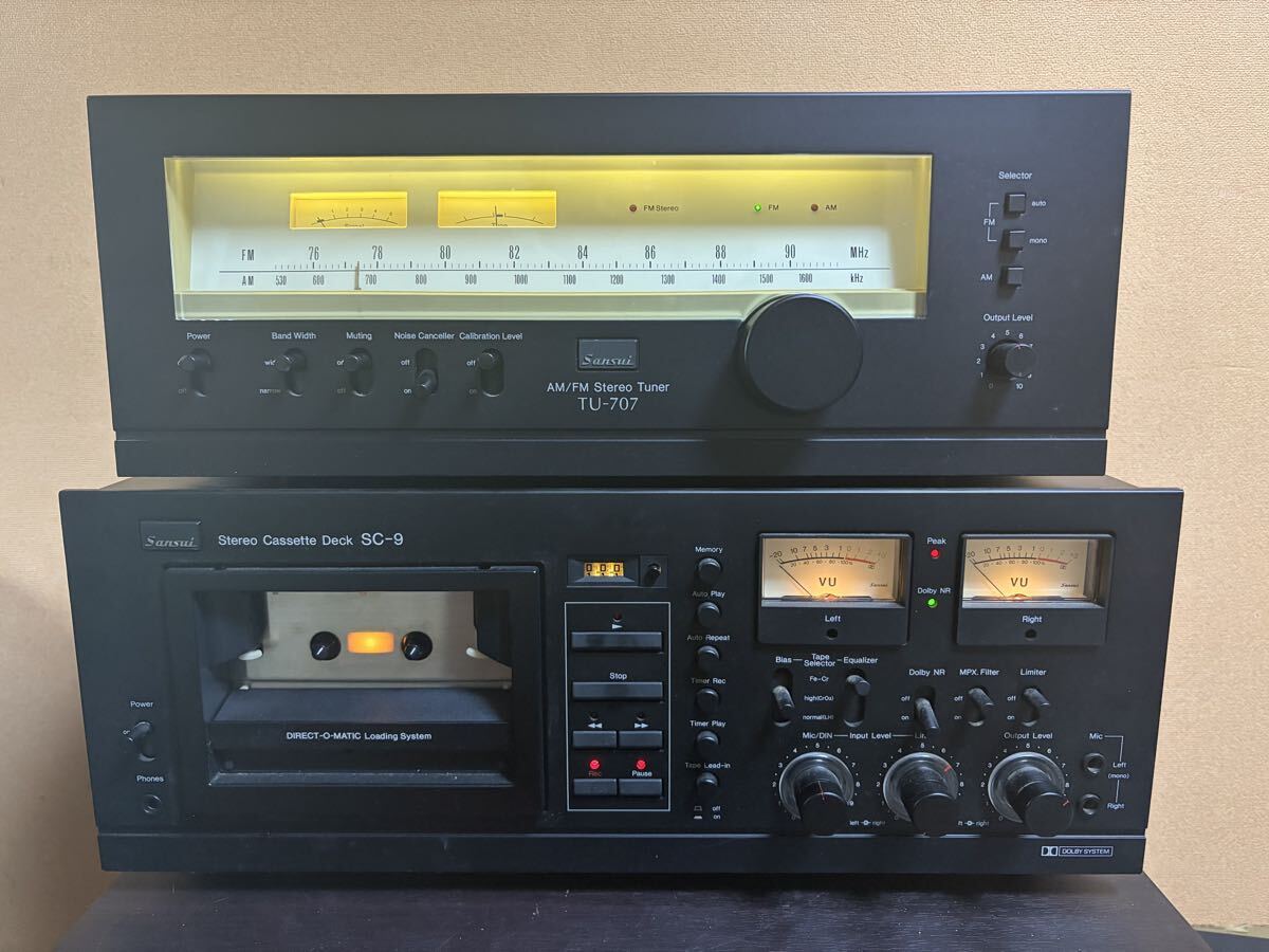 SANSUI☆サンスイ カセットデッキ 4台セット☆A-700XR D-700XR CD