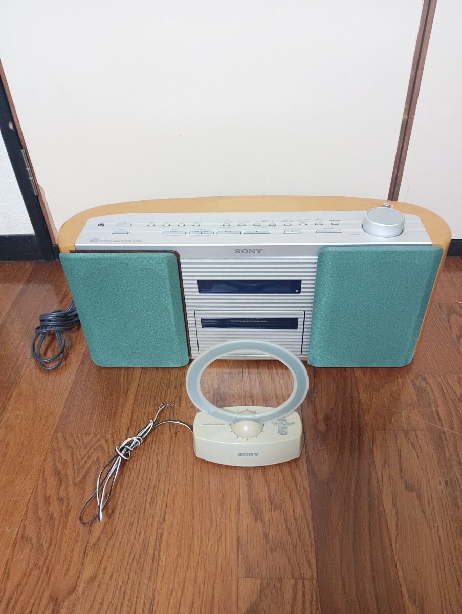 希少！SONY パーソナルオーディオシステム ZS-2000 本体　箱に裂けあり レア箱付き【訳あり】SONY ZS-2000 パーソナルオーディオシステム FM