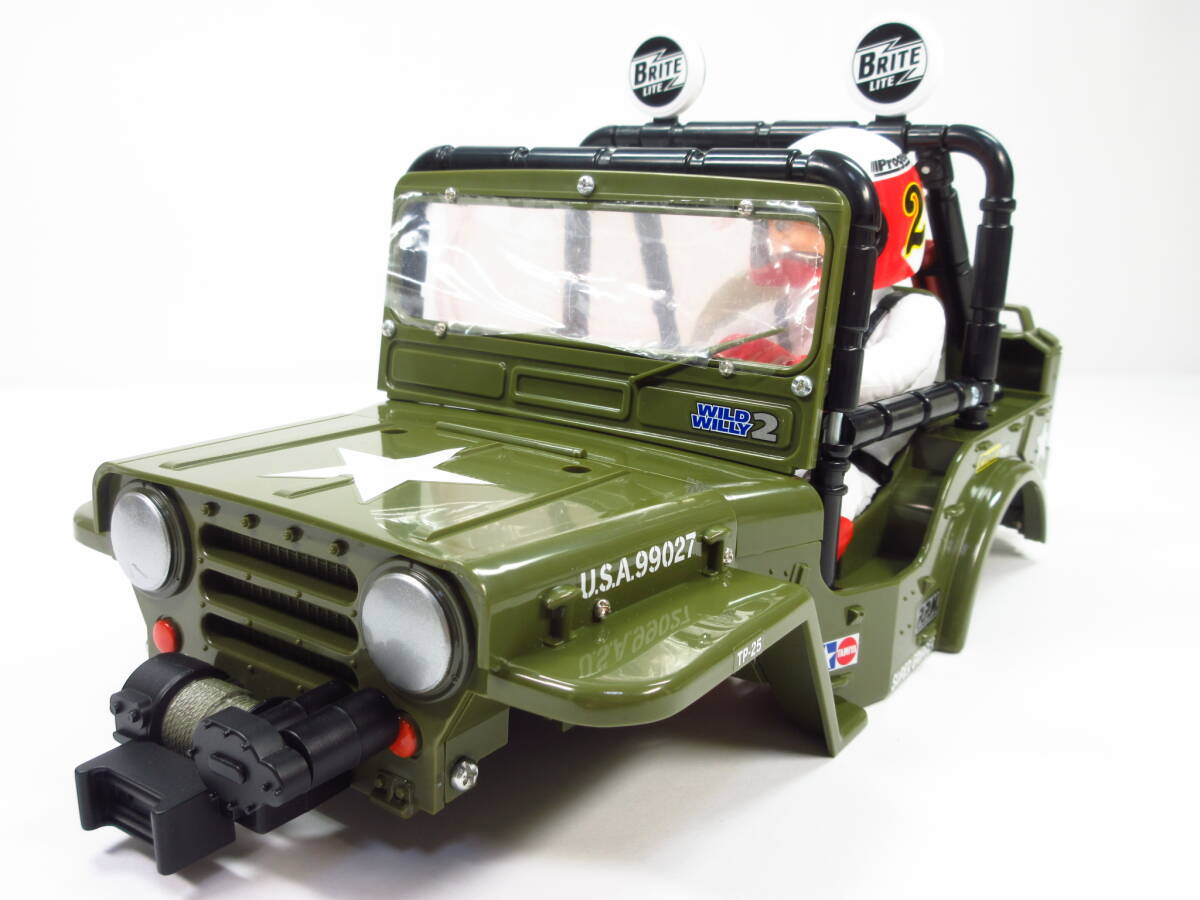 新品】タミヤ ワイルドウイリー 2 ドライバー人形（塗装済）その7 WR