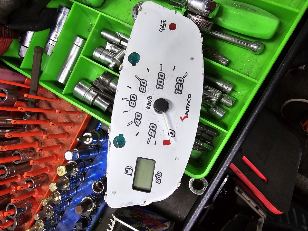 新品】新品 未使用☆キタコ☆4スト/FI ジョグ/JOG ZR 120km メーター