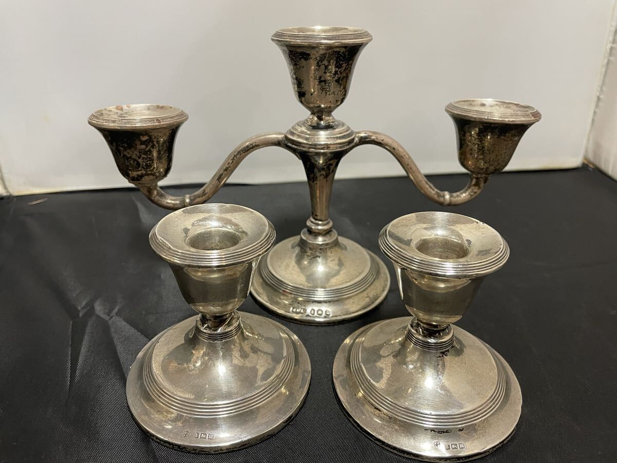 中古】新品同様 箱付 Baccarat/バカラ アンファン キャンドルスタンド
