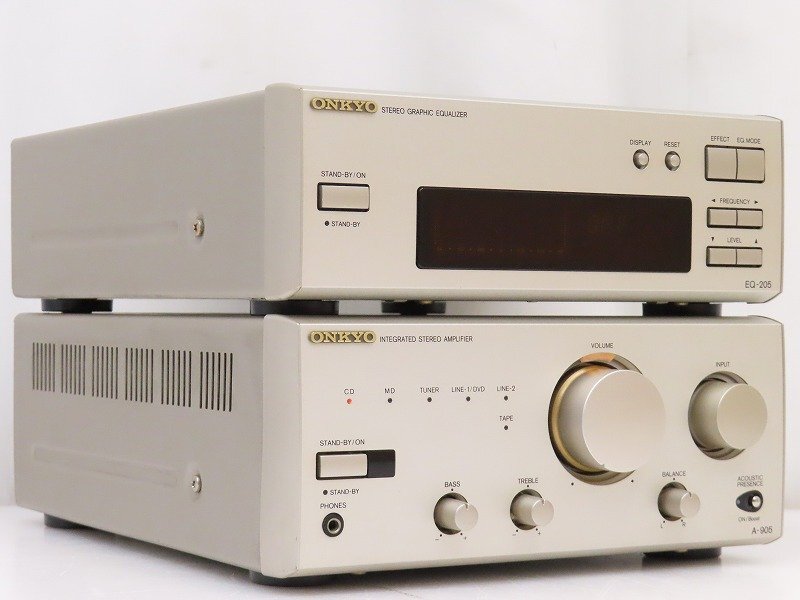 中古】SANSUI 900i A-E710 プリメインアンプ/G-E910 イコライザー 取説