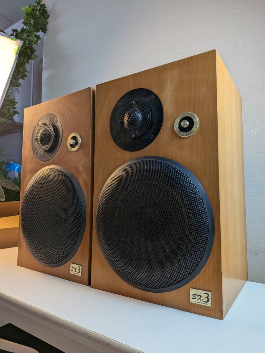JVC Victor ビクター CS-106L 3ウェイスピーカーシステム 左右セット