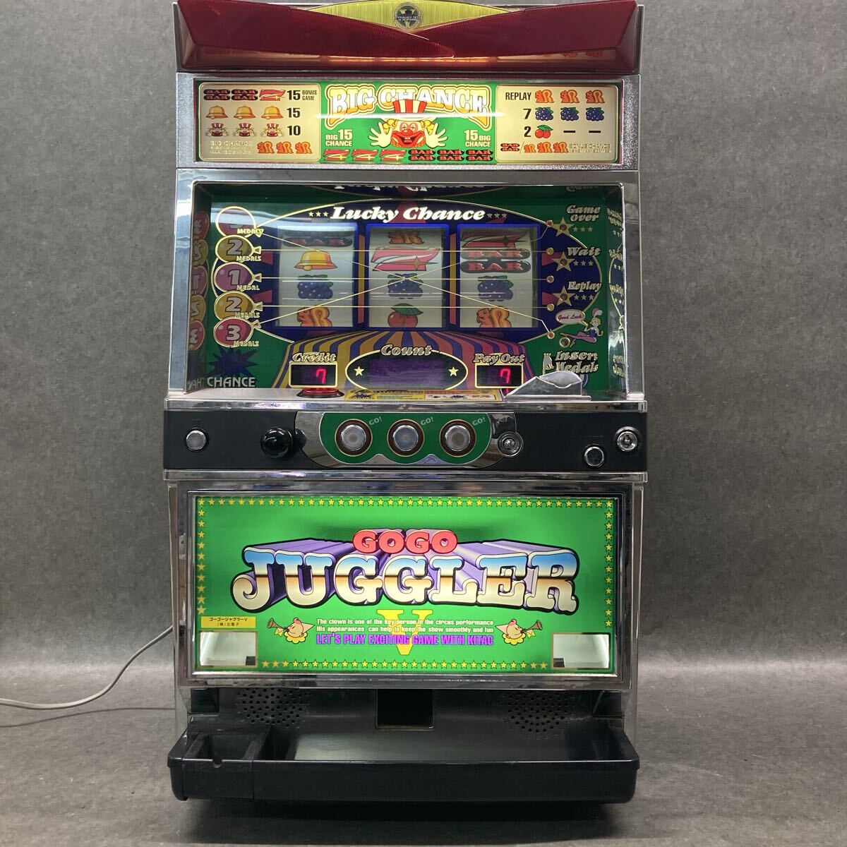 ジャンク品）パチスロ実機 ゴーゴージャグラーV 北電子の落札情報詳細