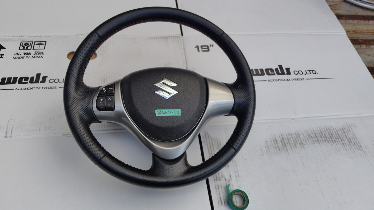 中古】愛知 アルトワークス CR22S ハンドル ステアリング WORKS スズキ