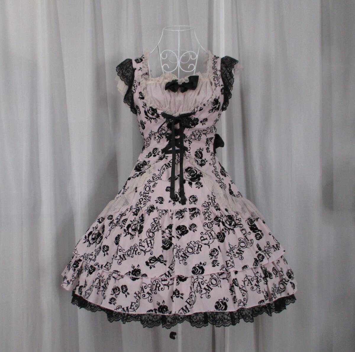 新品】2008年【新品】metamorphose/窓柄 シャーリング 袖付 ジャンパー