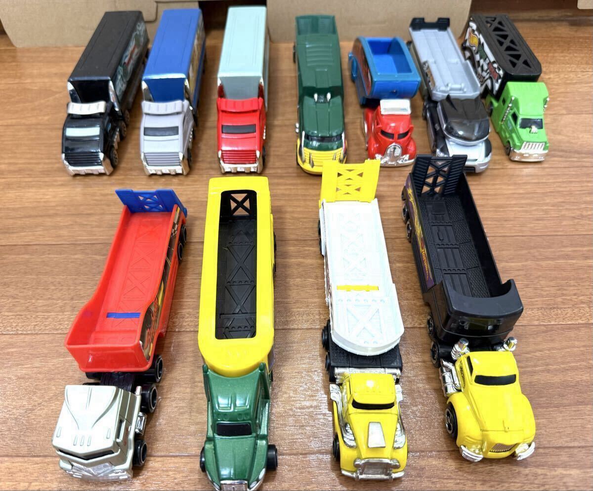 未使用品】シンセイ MINI POWER 爆走トラック群団 日野重量物運搬用