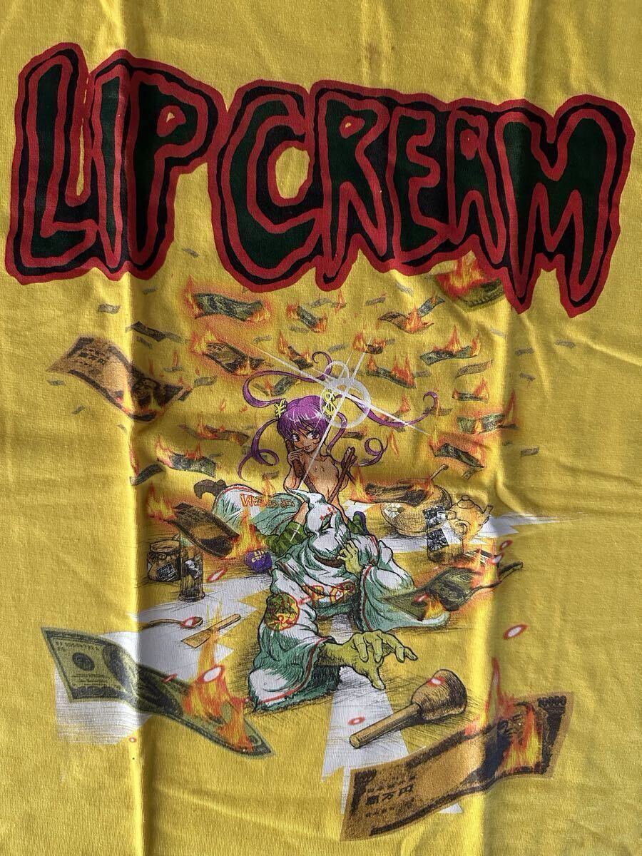 LIP CREAM リップクリーム Tシャツ バンドT 7分袖 FUUDOBRAIN フード