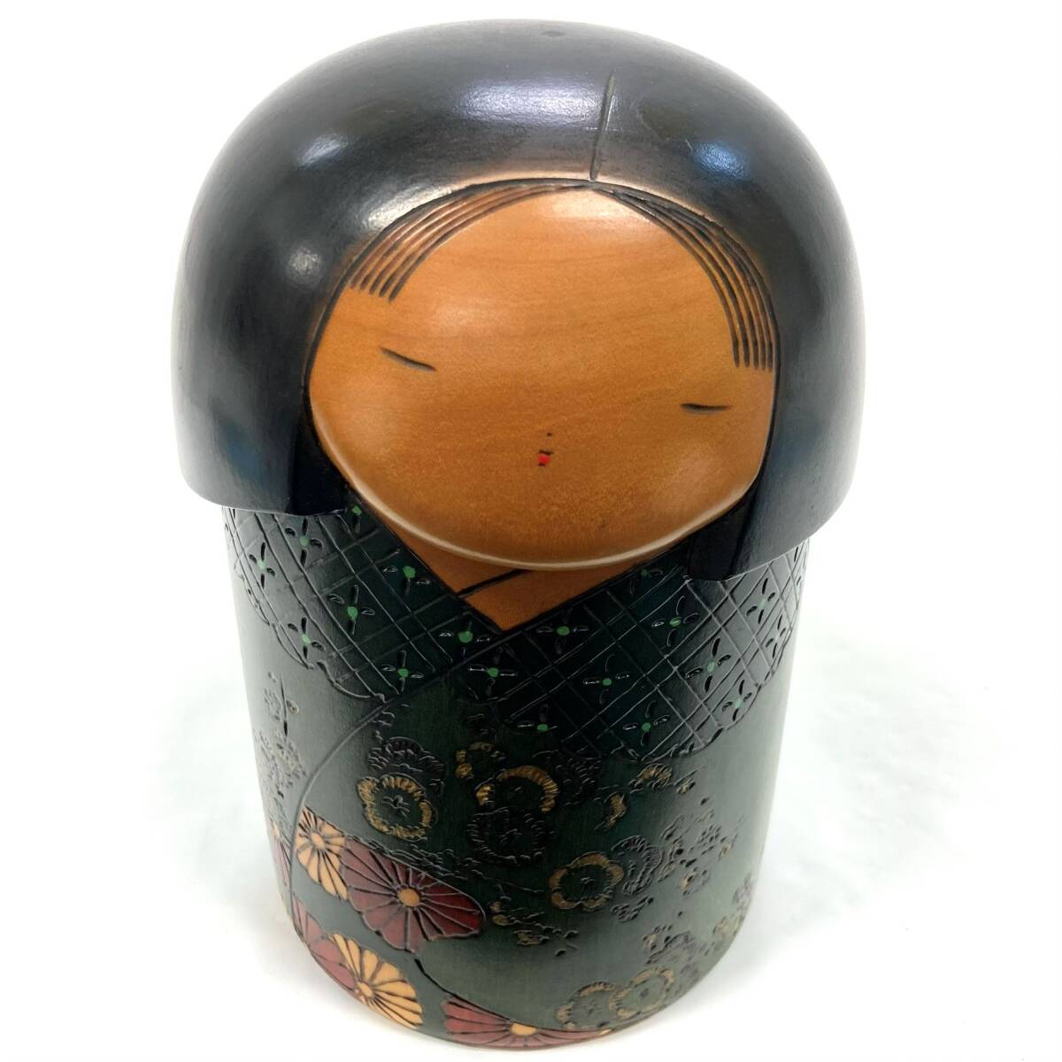 3F 【翠峰作】伝統工芸品 創作こけし 郷土玩具 和モダン インテリア