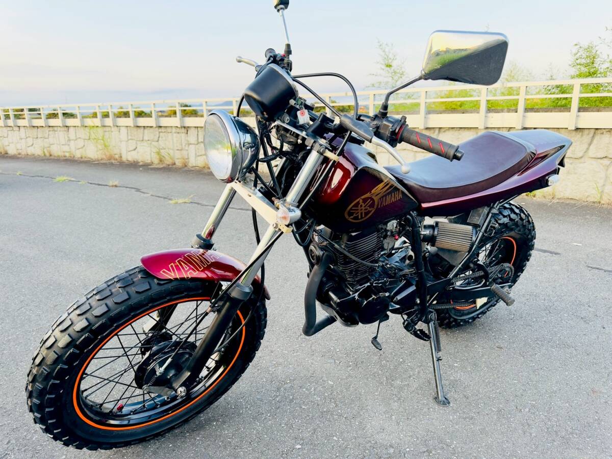 スカチューンカスタム！ セロー225 1KH スーパートラップマフラー 検