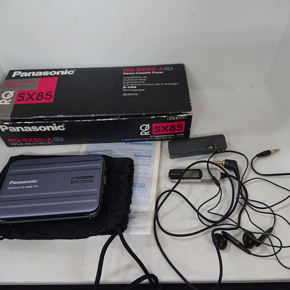 Panasonic/パナソニック□RQ-S40 カセットプレーヤー ヘッドホン
