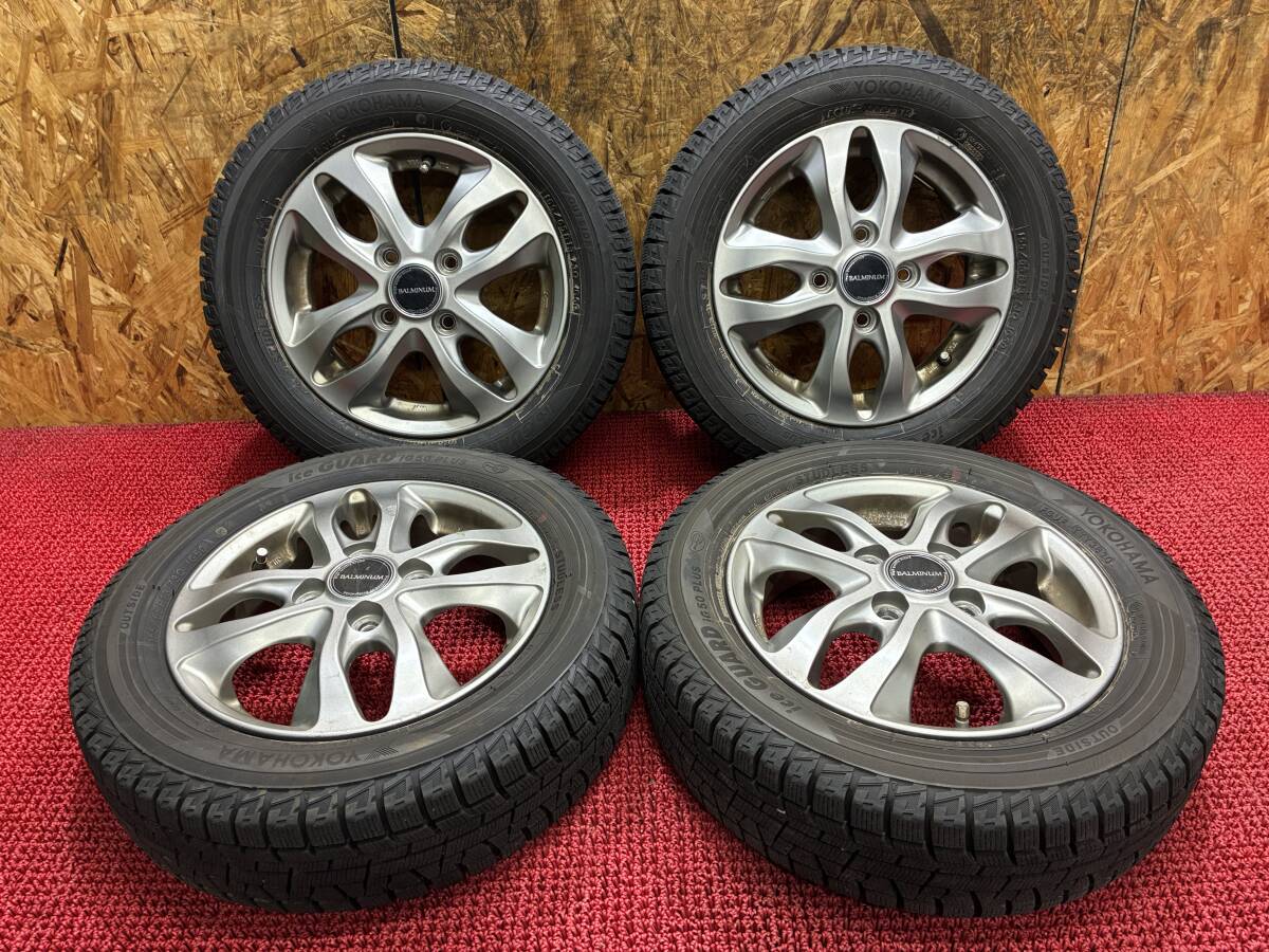 2017年製造 ダンロップ バリ山 165/55R14 MRワゴン Wit スズキ 純正