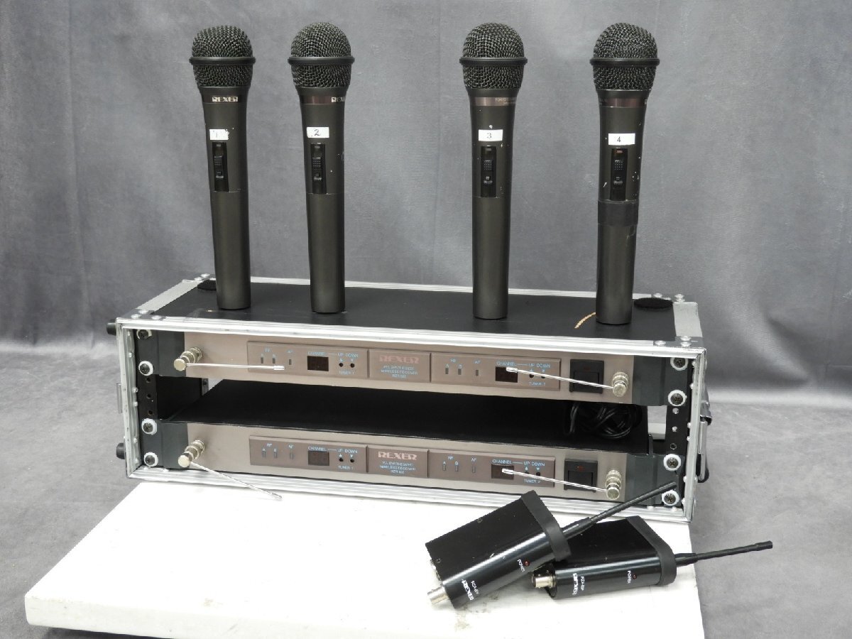 △美品 音出し確認済み REXER VXR-802A VX-8022本 レクサー アンプ