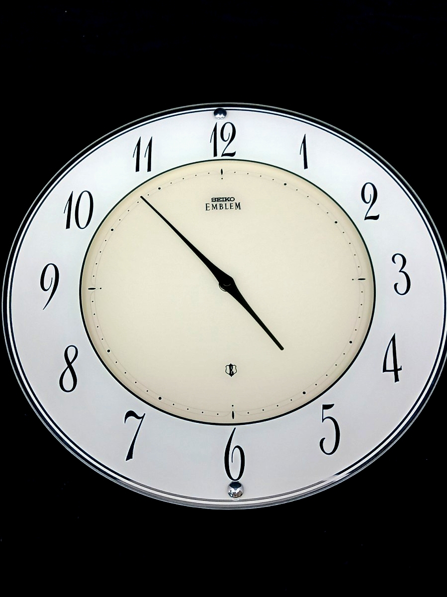 動作確認済み SEIKO メロディ 置時計 セイコー エムブレム EMBLEM