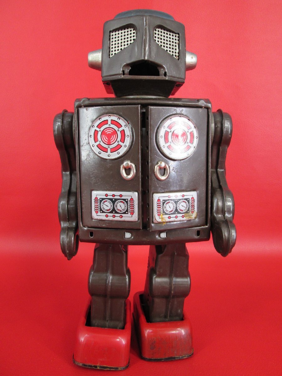☆当時物 ヒカリトーイ製作所 ソフビ人形 宇宙ロボット 2体セット